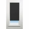 Universal Polyester Roller Non-Blackout Blind Jet Black 900 x 1700mm Drop