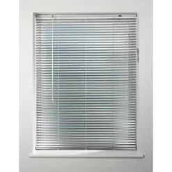 Universal Aluminium Venetian Non-Blackout Blind Silver 1200 x 2100mm Drop